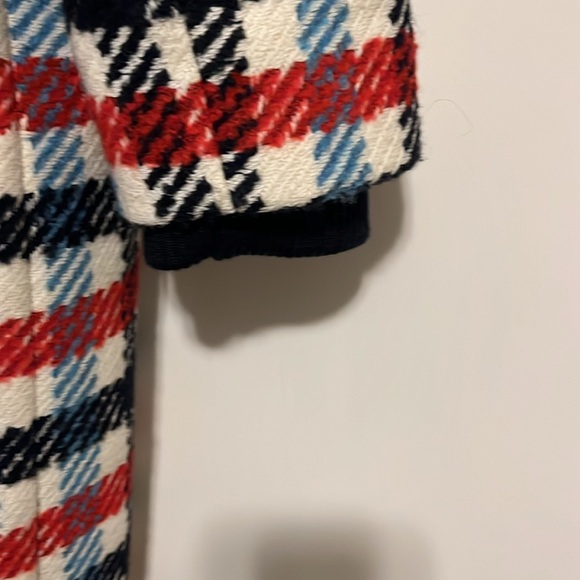 Banana Republic Italian plaid stadium coat   LIKE NEW! Worn once 1/2 tag on - Picture 12 of 13